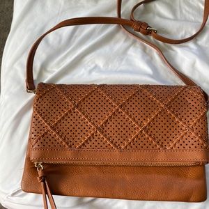 Moda luxe crossbody/clutch with unique design from small boutique